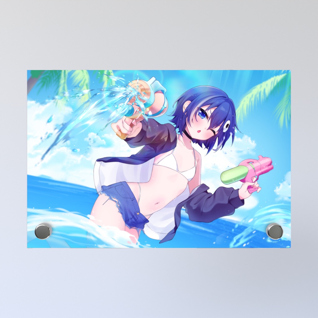 水着イラスト2026アクリルフォトパネル
