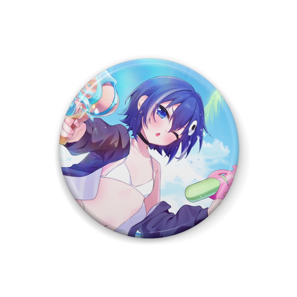 水着イラスト2026 缶バッジ