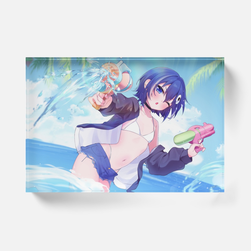 水着イラスト2026 アクリルブロック