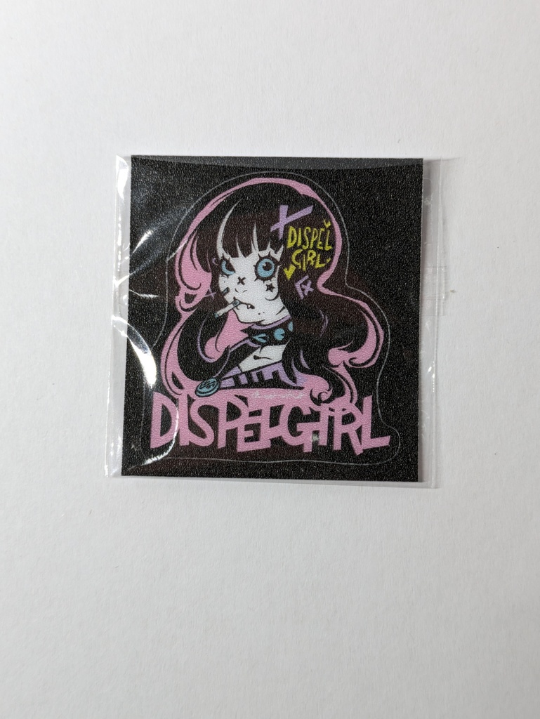 ステッカー DISPELGIRL 小 55×50mm