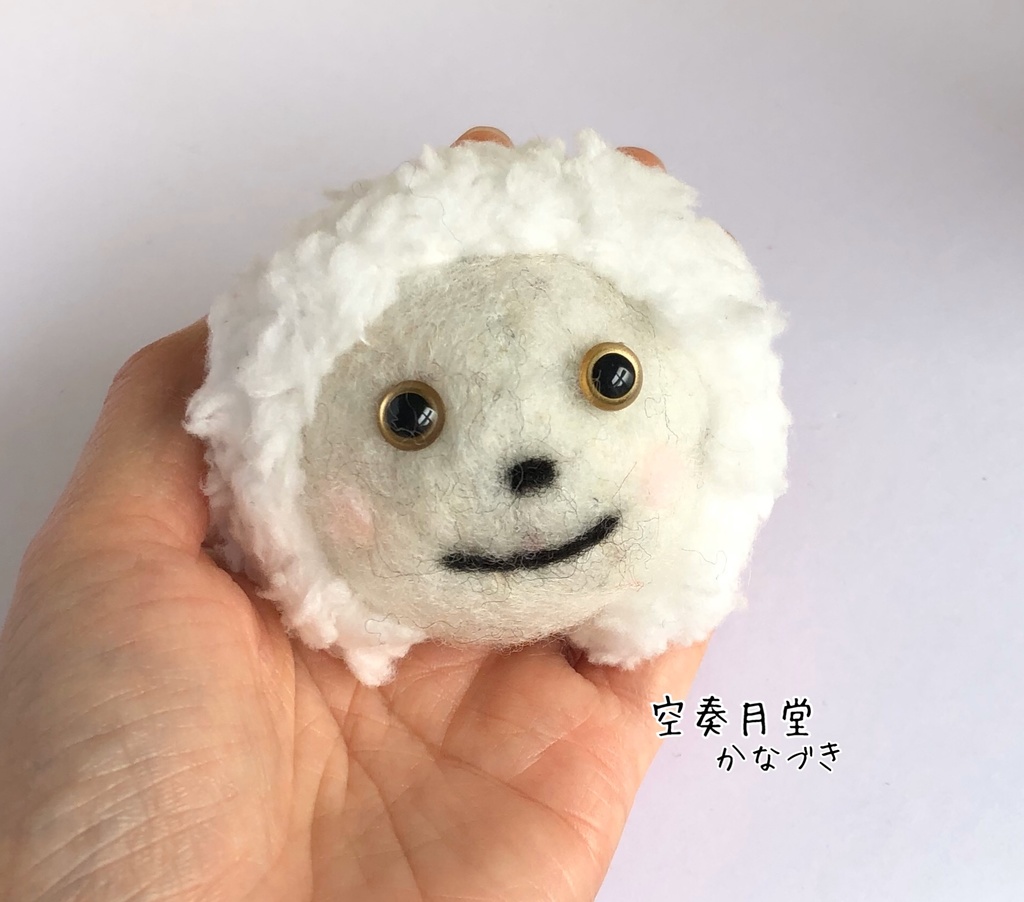 ほっこり妖怪 雪ん子ブローチ