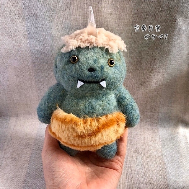 ほっこり妖怪 小鬼 青