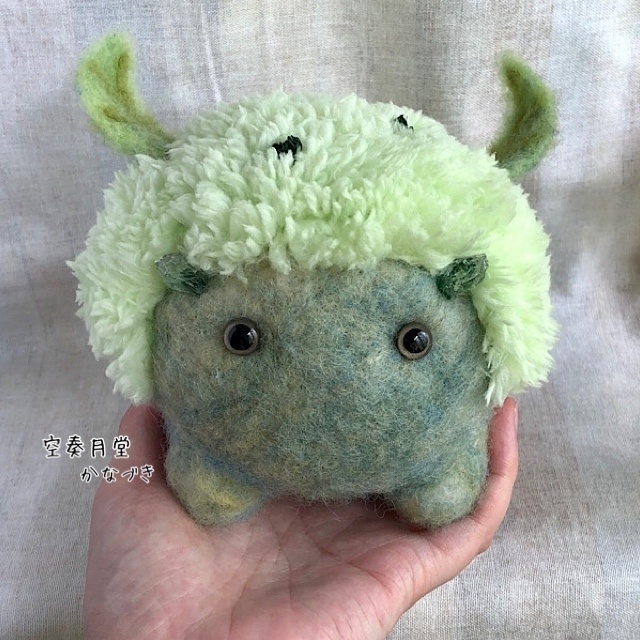 ほっこり神獣 森の妖精 緑青