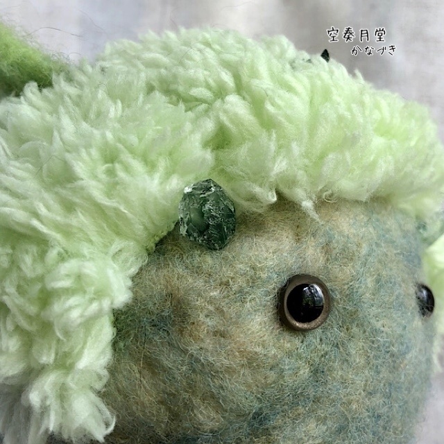 ほっこり神獣 森の妖精 緑青