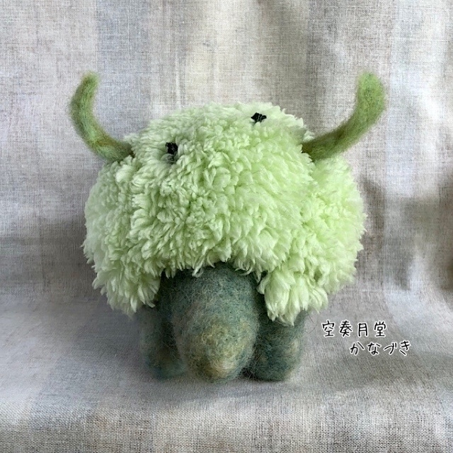 ほっこり神獣 森の妖精 緑青