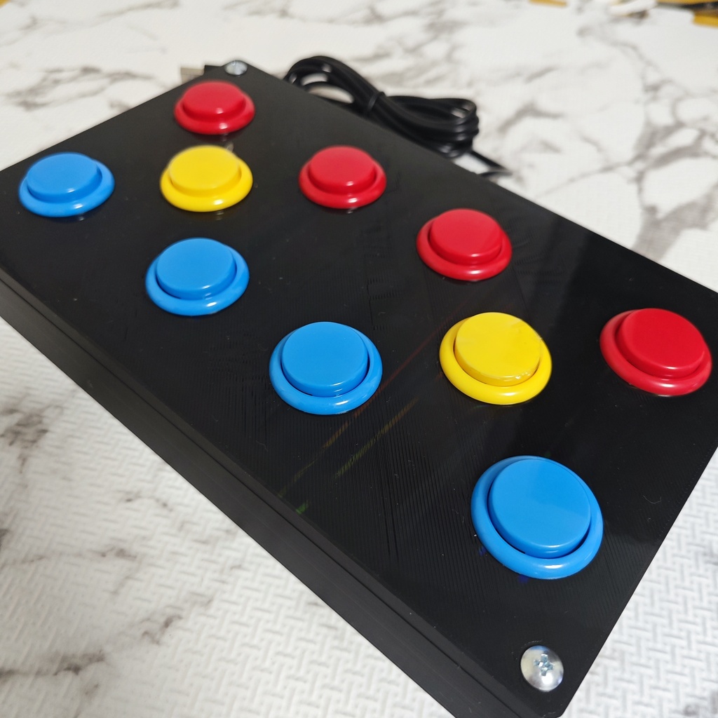 【PIU / StepMania】自作PUMP IT UP ハンドプレイ用コントローラー