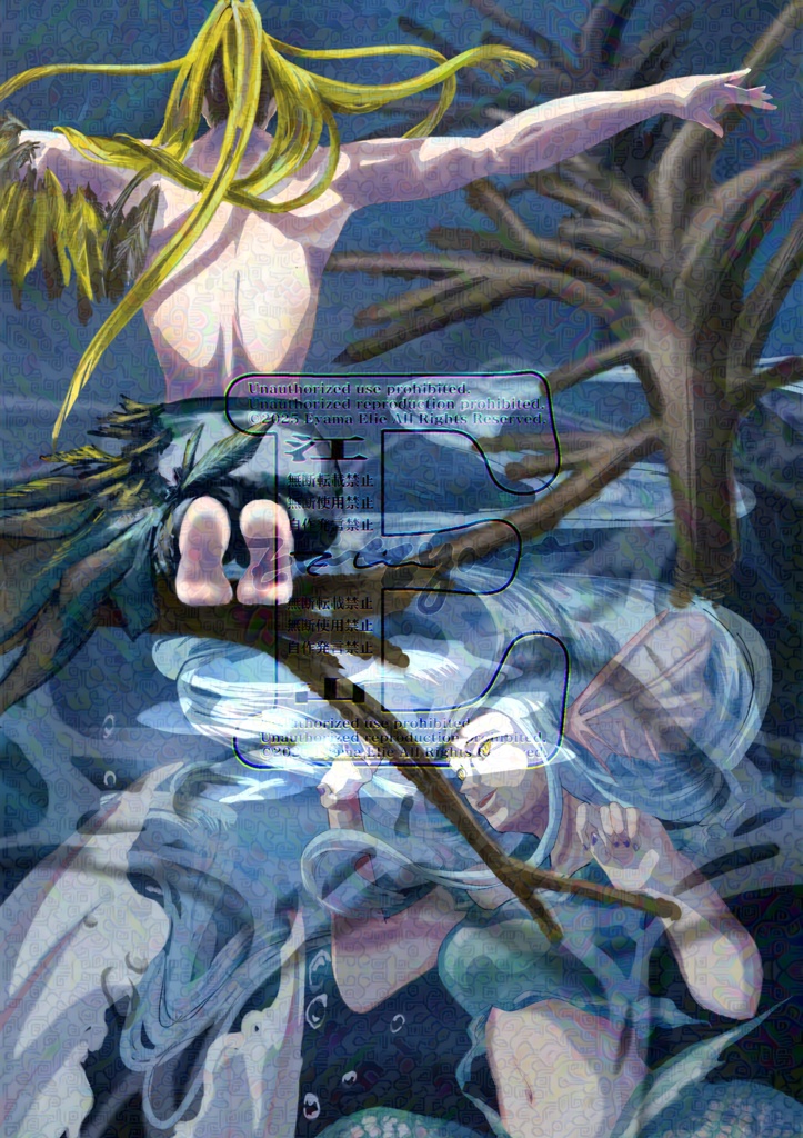 飛翔と浮遊(B5パネル)