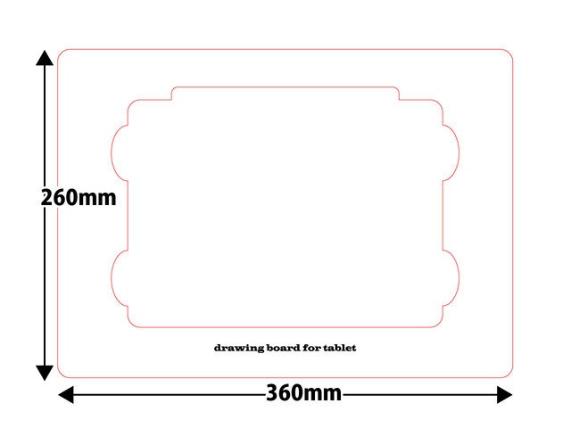 iPad Pro 11inch用画板(第1世代~第2世代)
