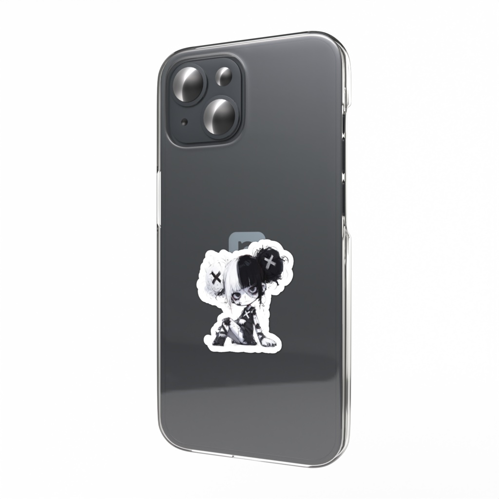 モノクローム・リリ ステッカー