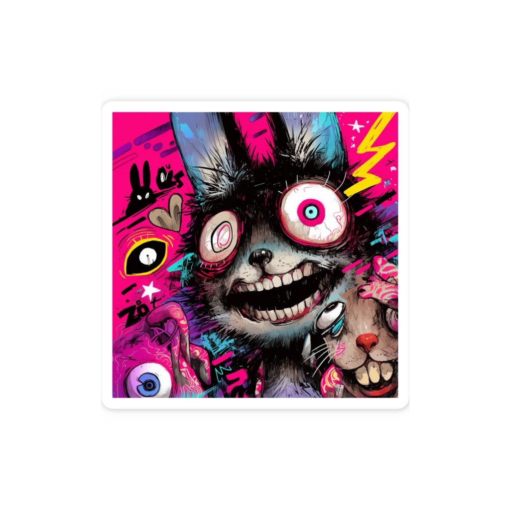 MAD RABBIT "ラビ" ステッカー