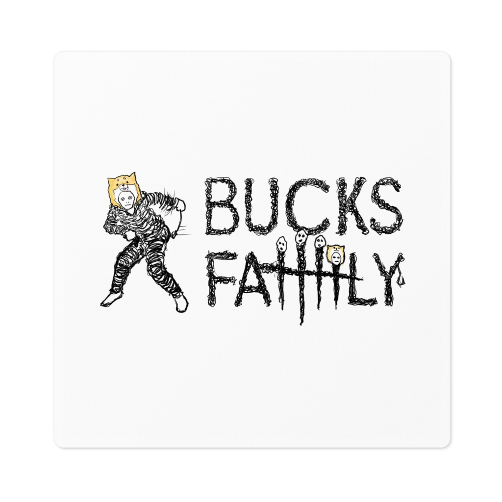 ばくふぁみステッカー illustrated by KJ