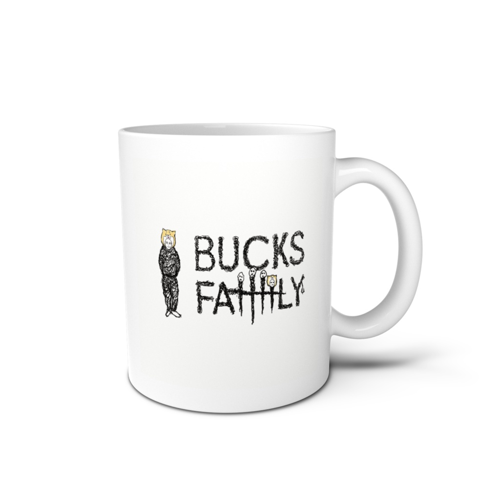 ばくふぁみマグカップ 直立Ver. illustrated by KJ