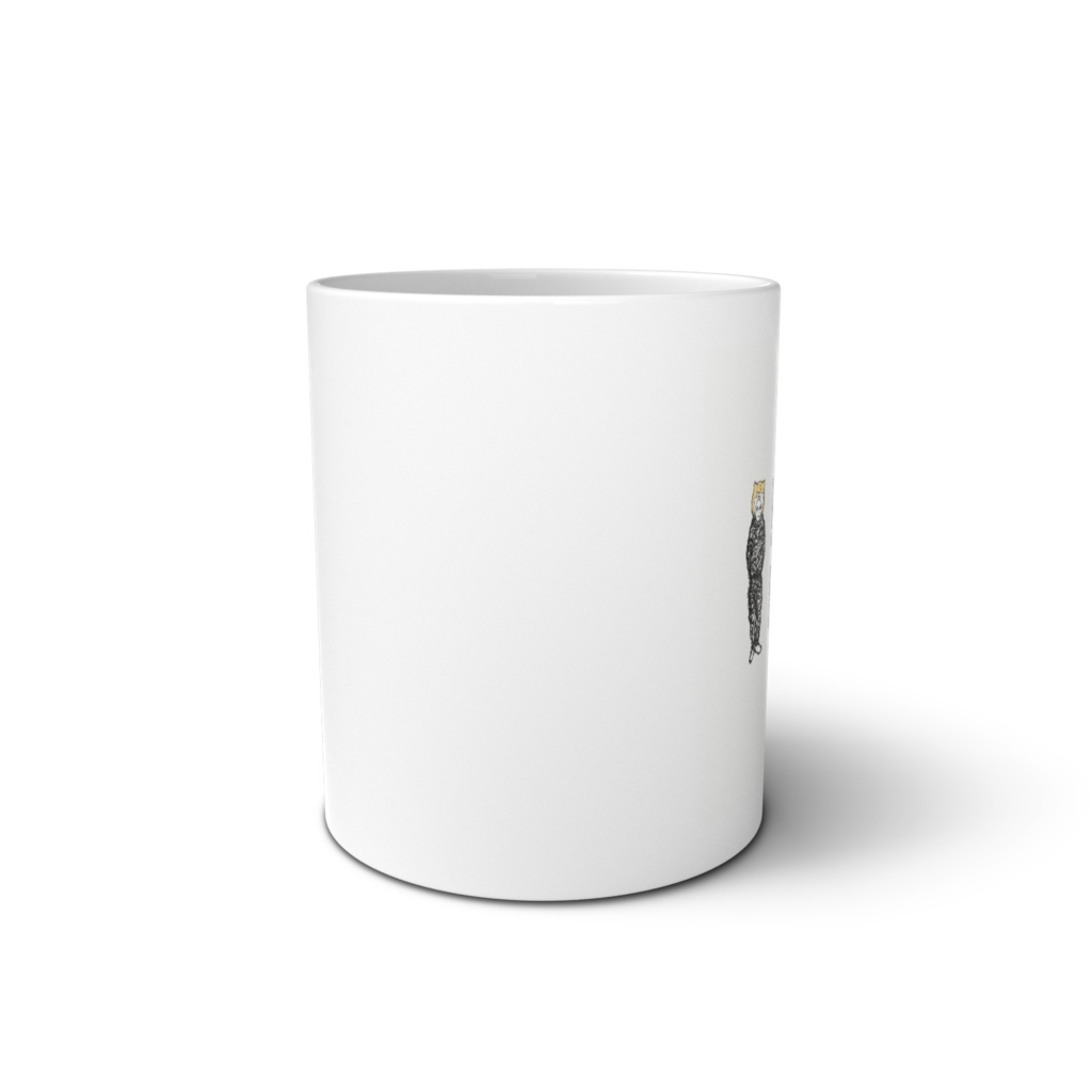 ばくふぁみマグカップ 直立Ver. illustrated by KJ