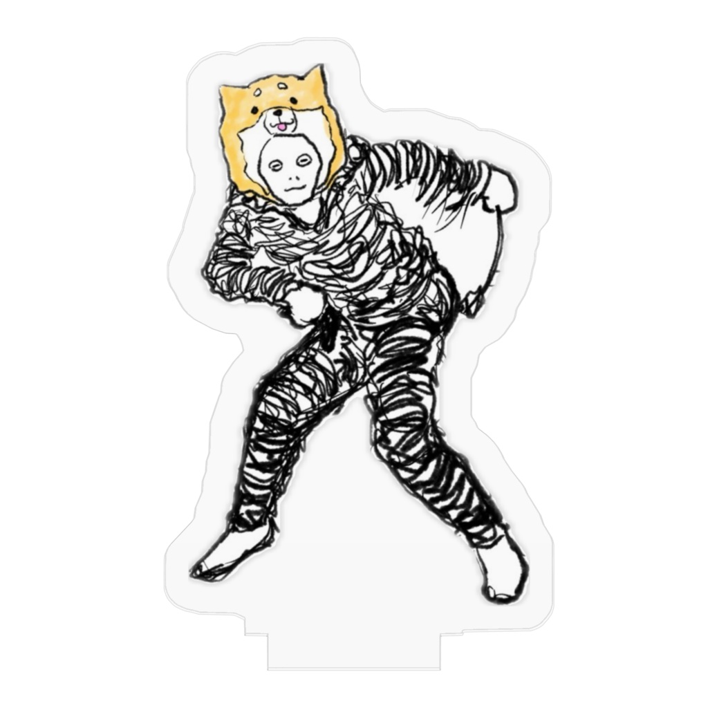 ばっくすアクリルフィギュア 走りVer. illustrated by KJ