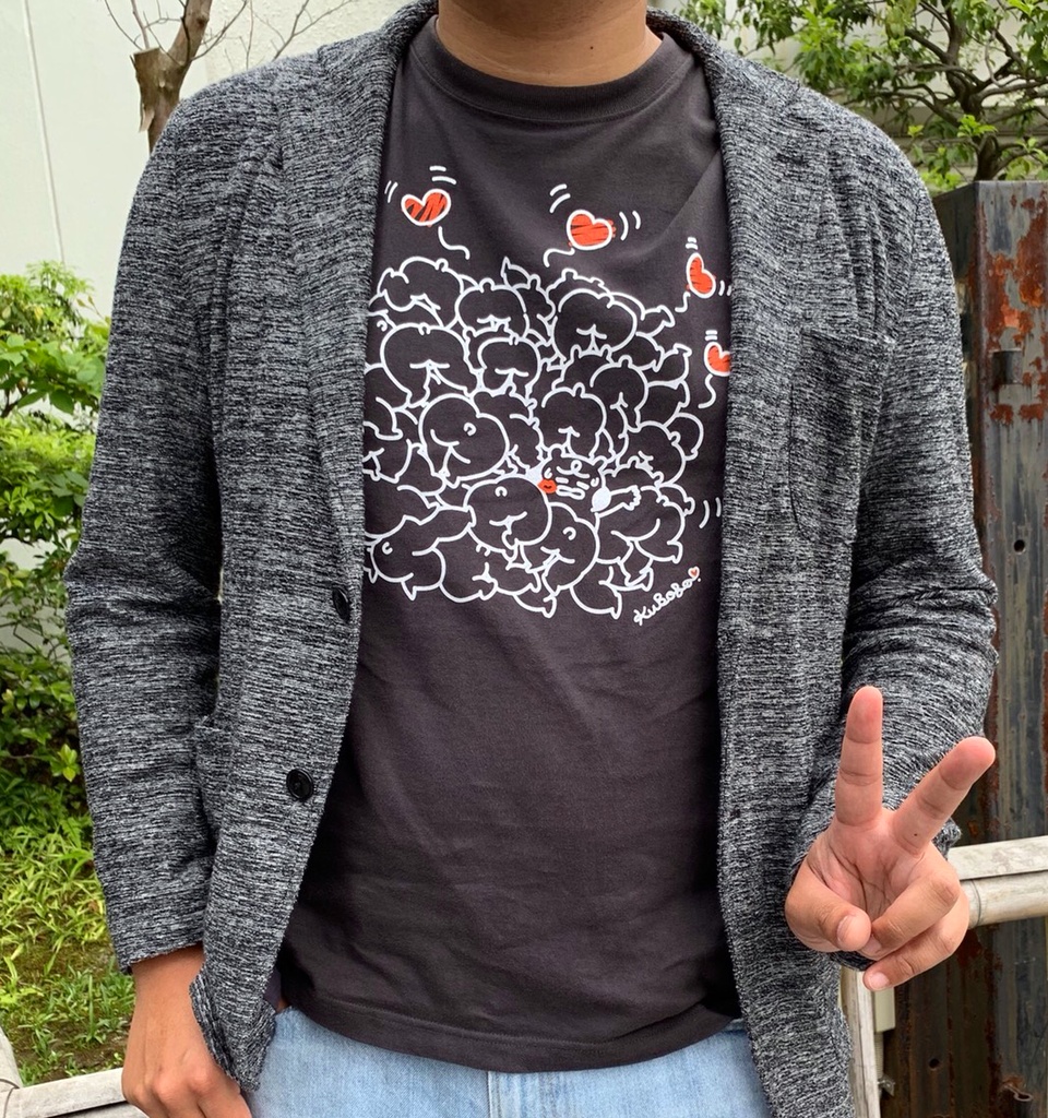 <在庫限り> ホワイトデーにもおすすめ♪ くぼぼ おしり Tシャツ 半袖