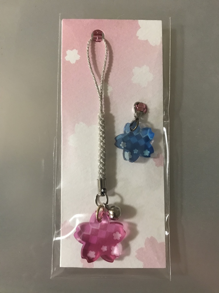 万年桜のウワサモチーフ根付