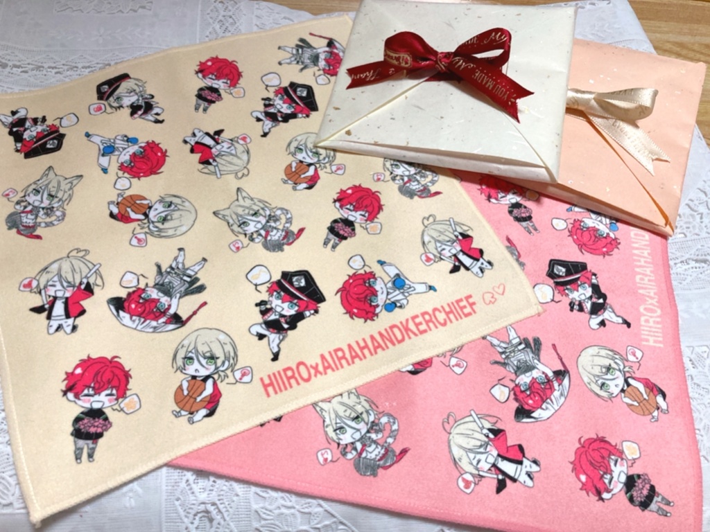 ひいあいハンカチ(きいろ)