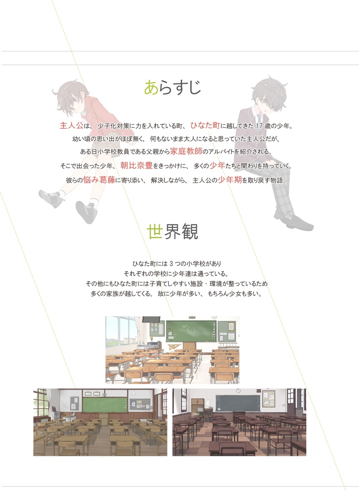 少年メモリー設定資料集(有料配布)