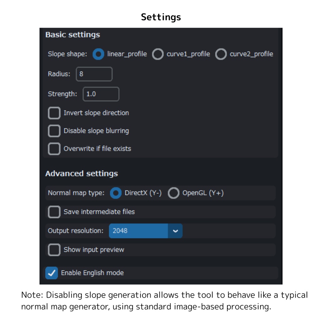 【English version】Normalmap Generator