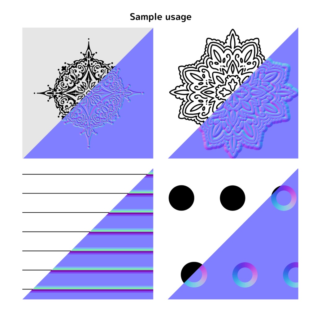 【English version】Normal map generator