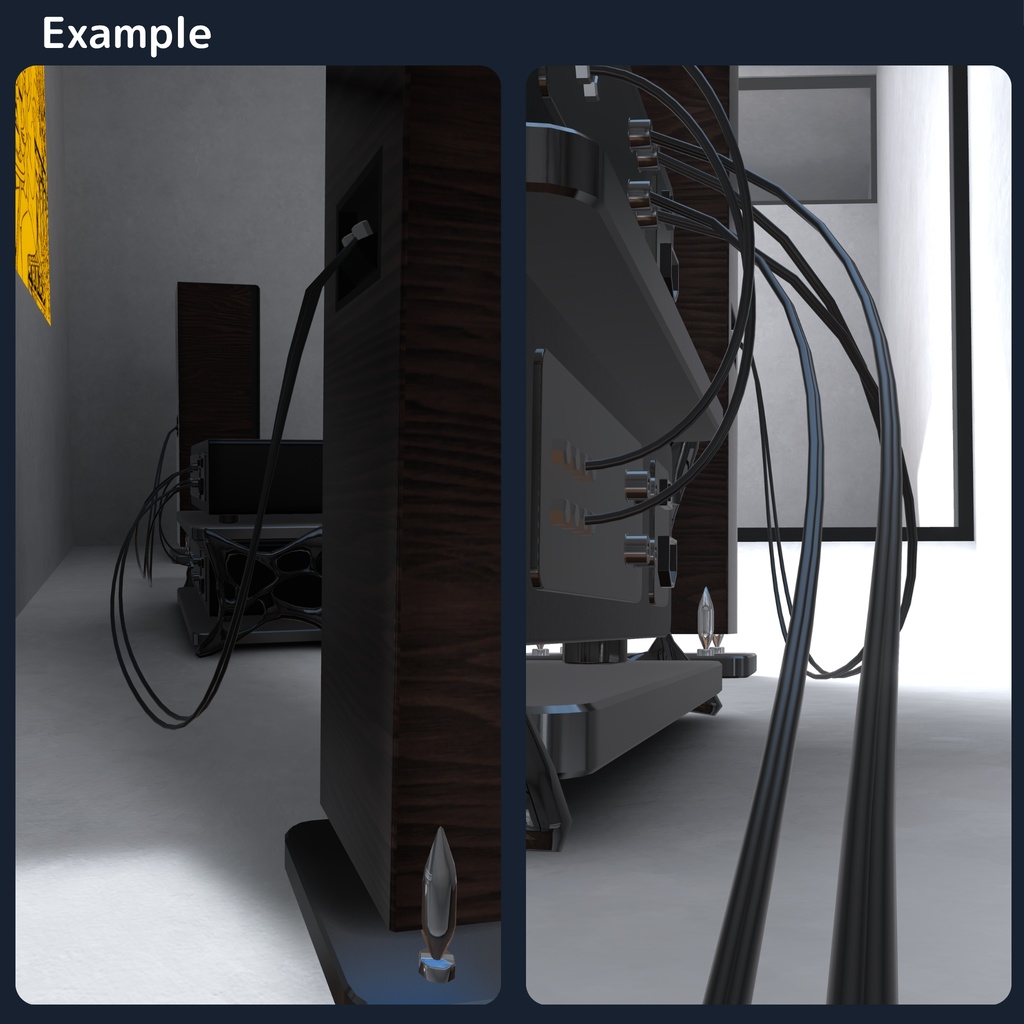 Uni-CableGenerator【Unity用ケーブル配線ツール】 #dennokoworks