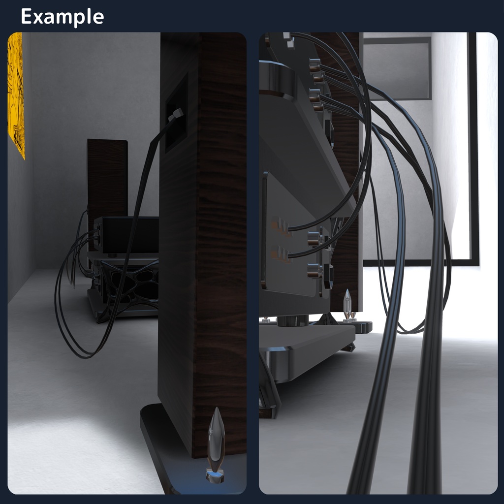 Uni-CableGenerator【Unity用ケーブル配線ツール】 #dennokoworks