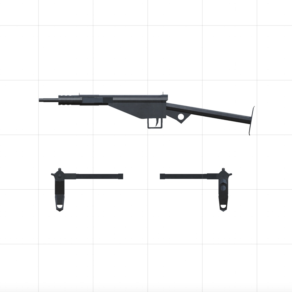 Stengun MkⅡ(fbxファイル) △3980