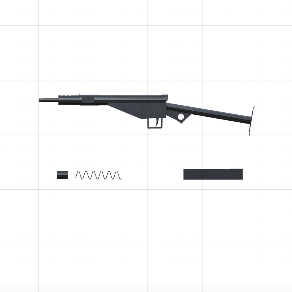 Stengun MkⅡ(fbxファイル) △3980