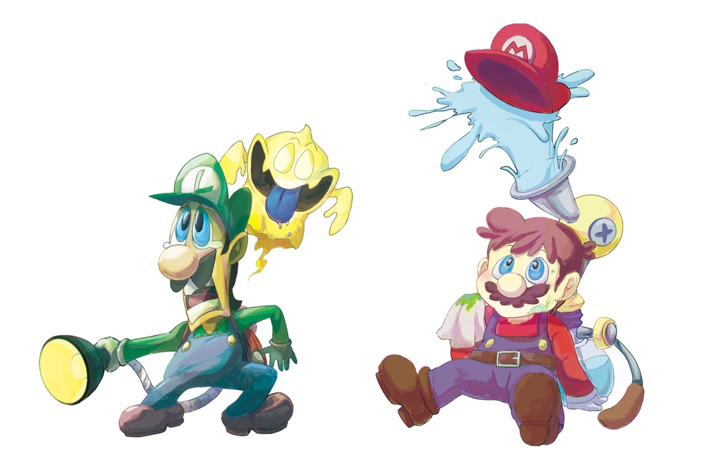 マリオ＆ルイージ　アクリルキーホルダー