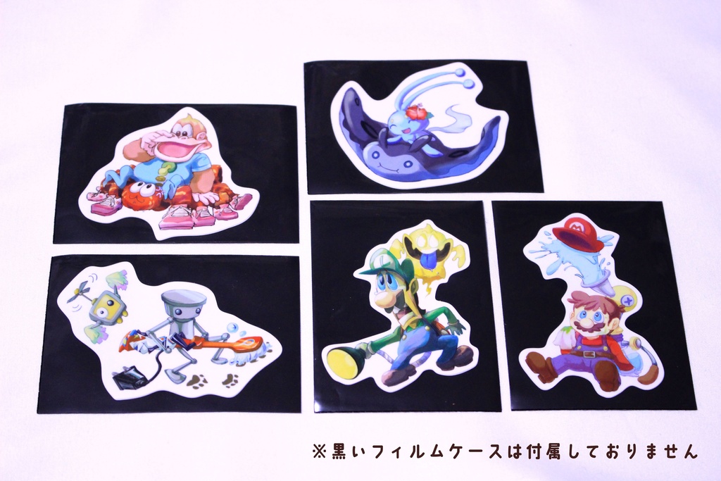Nintendoキャラステッカー5種