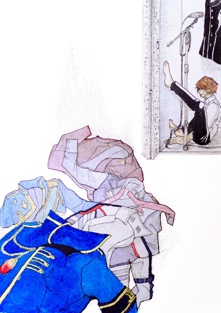 アナログ原画(「妄想ソングブック vol.4」収録作品)