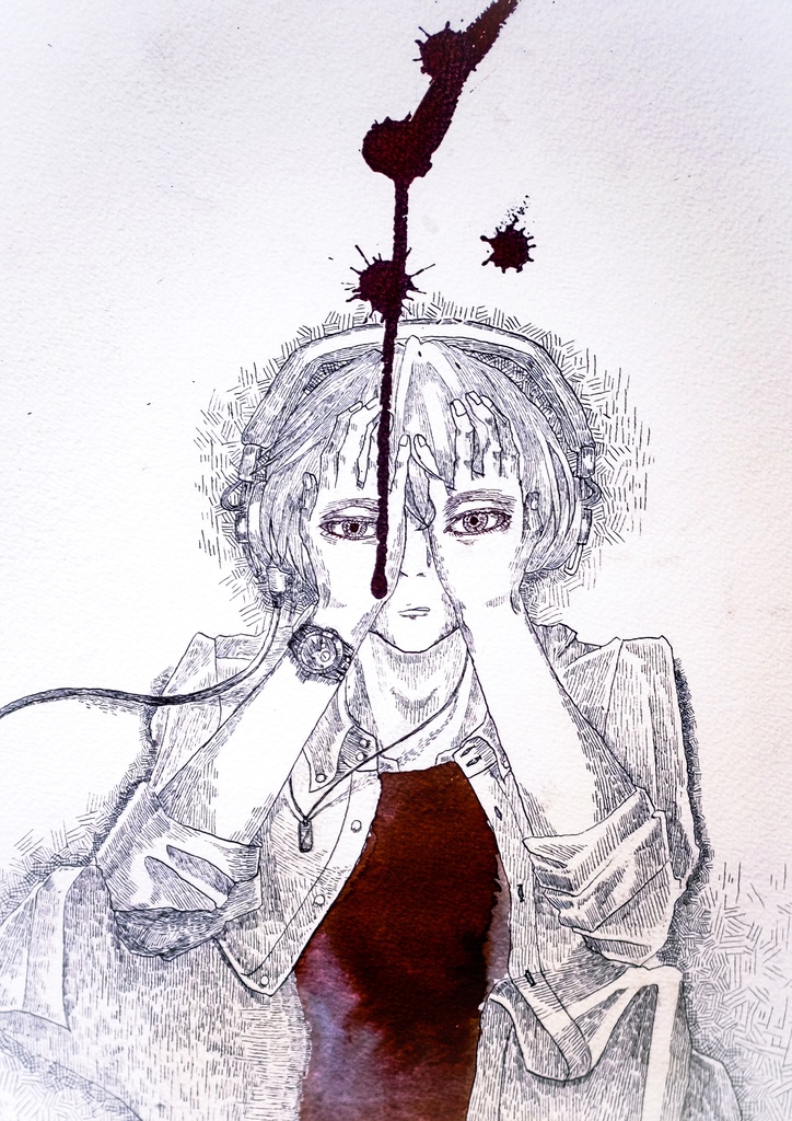 アナログ原画(「妄想ソングブック vol.4」収録作品)