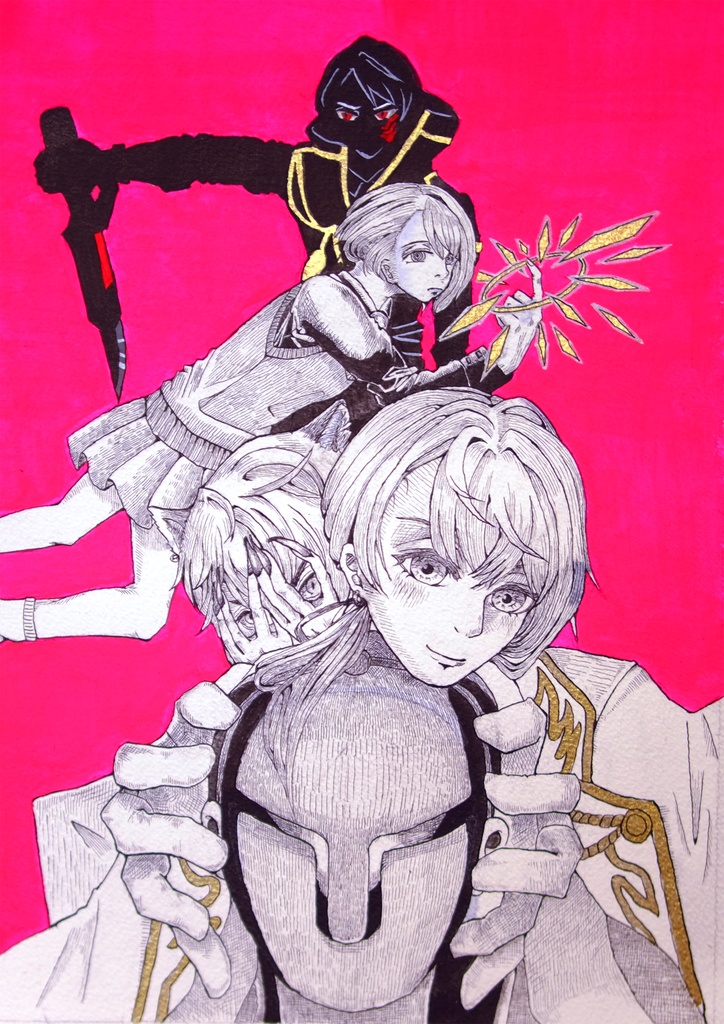 アナログ原画(「妄想ソングブック vol.4」収録作品)