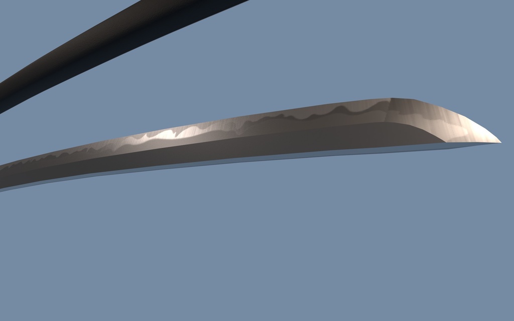 【FBXモデル】 日本刀 『一番星』【改変可】