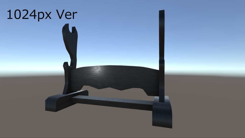 【FBXモデル】刀掛け Sword stand