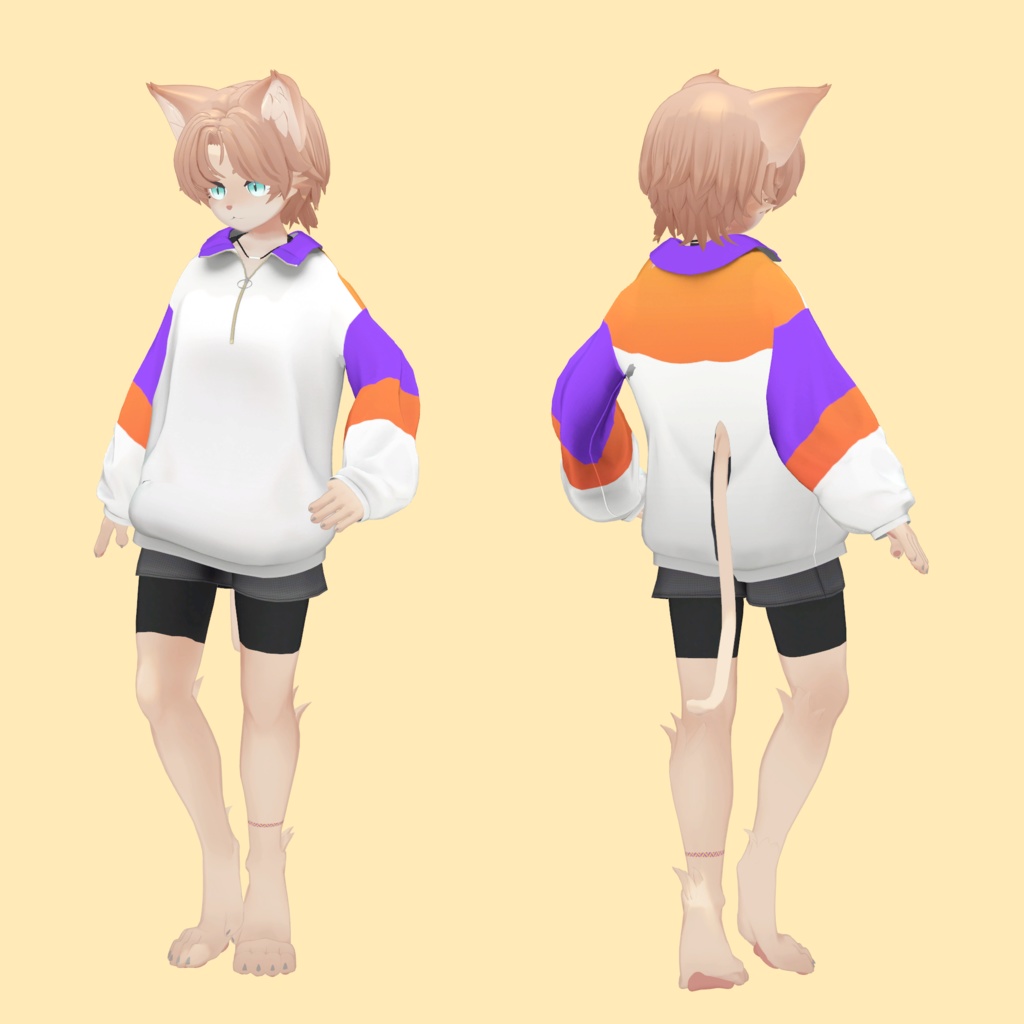 【VRC向けオリジナル3Dモデル】Latte