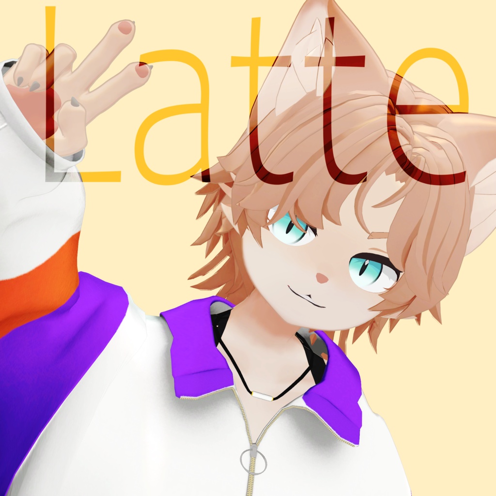 【VRC向けオリジナル３Dモデル】Latte