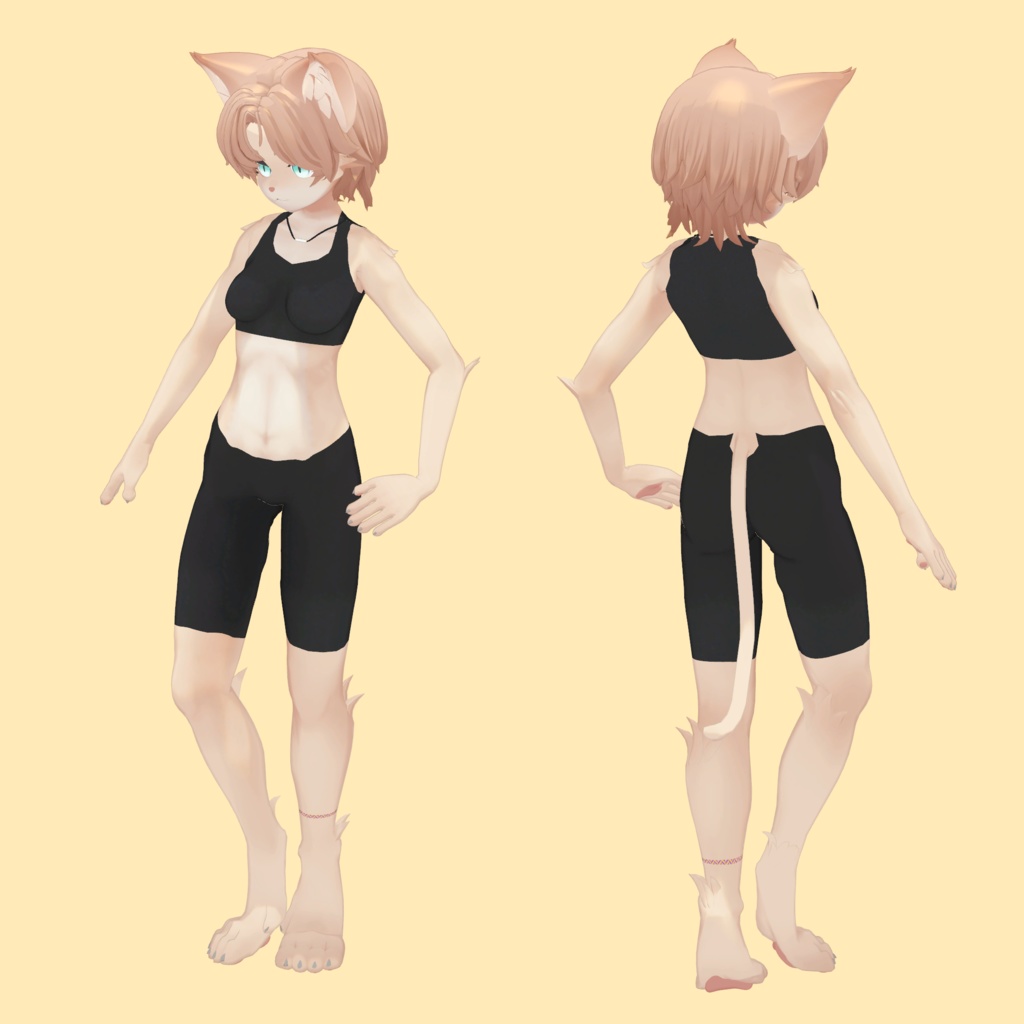 【VRC向けオリジナル3Dモデル】Latte