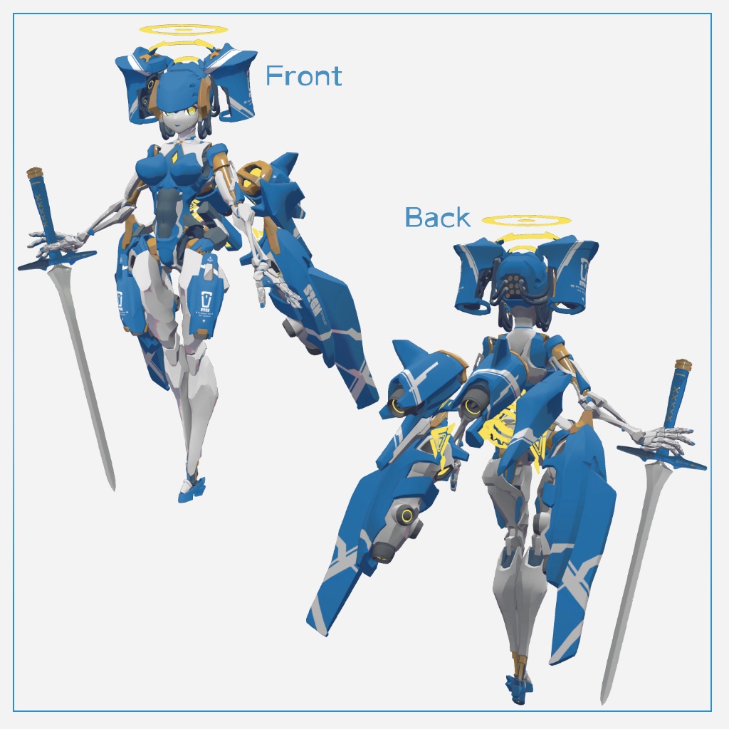 オリジナル3Dモデル「フェンリウム」-Fennrium-