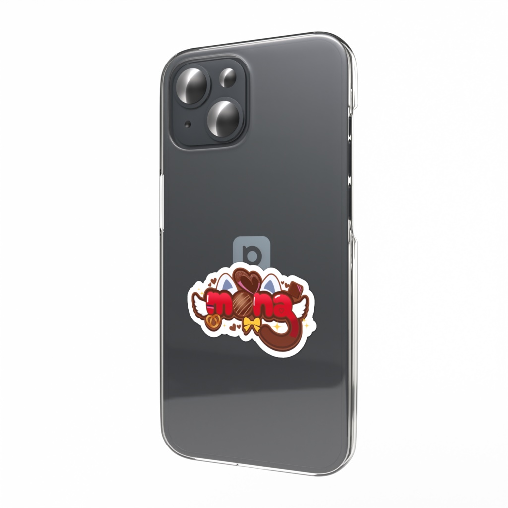 【mona】スマホステッカー - ロゴ(バレンタイン)