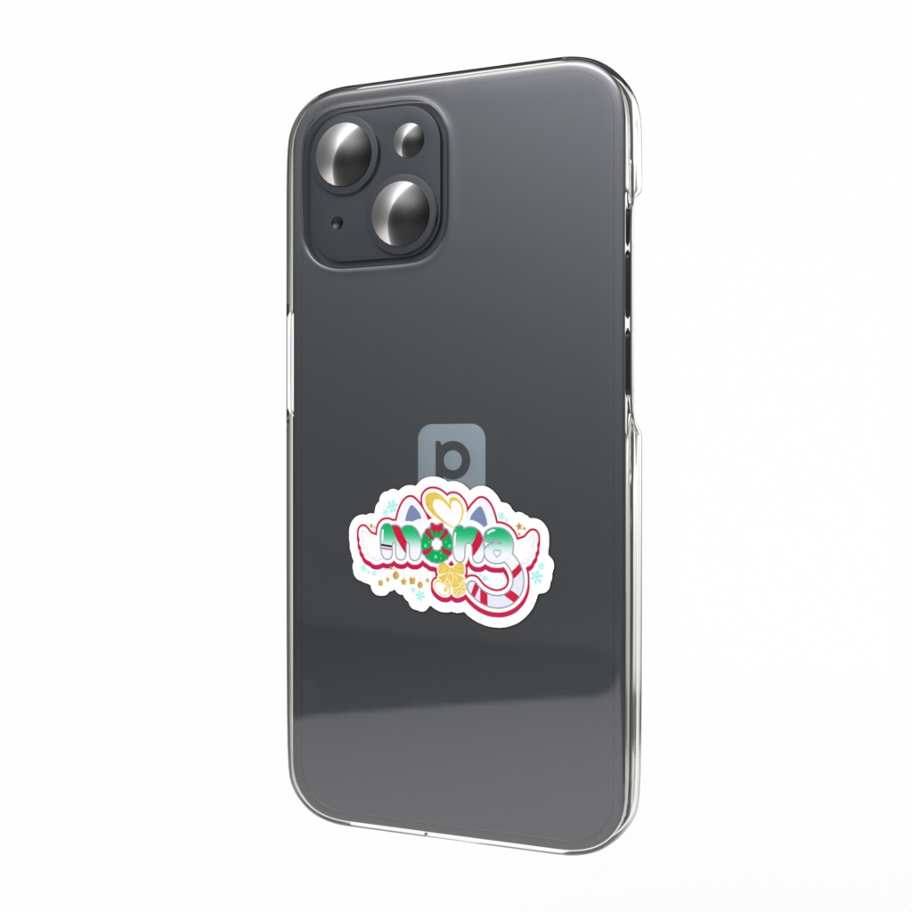 【mona】スマホステッカー - ロゴ(クリスマス)