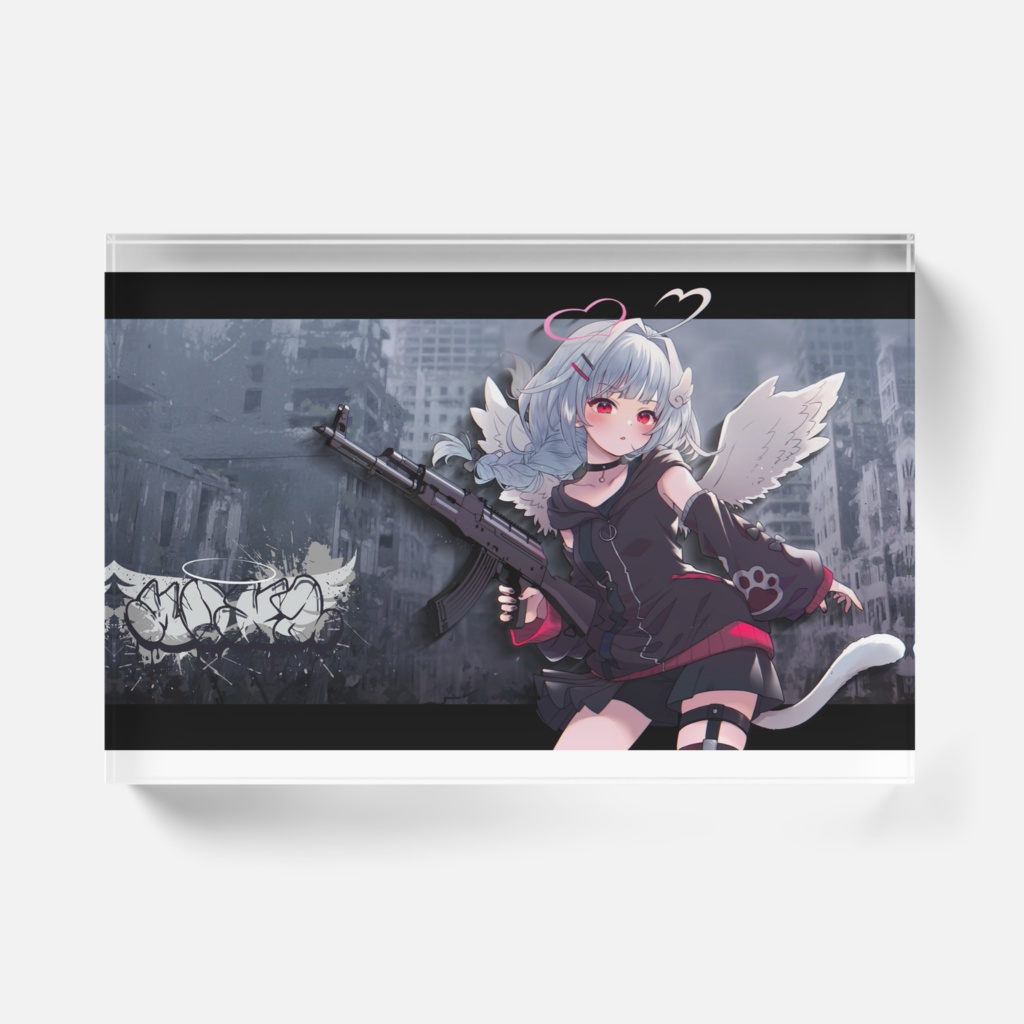 【mona】アクリルブロック - キービジュアルロゴ入り