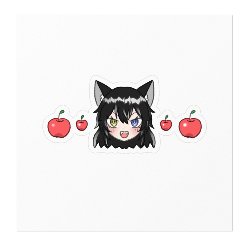 大狼カルナ シール リンゴ