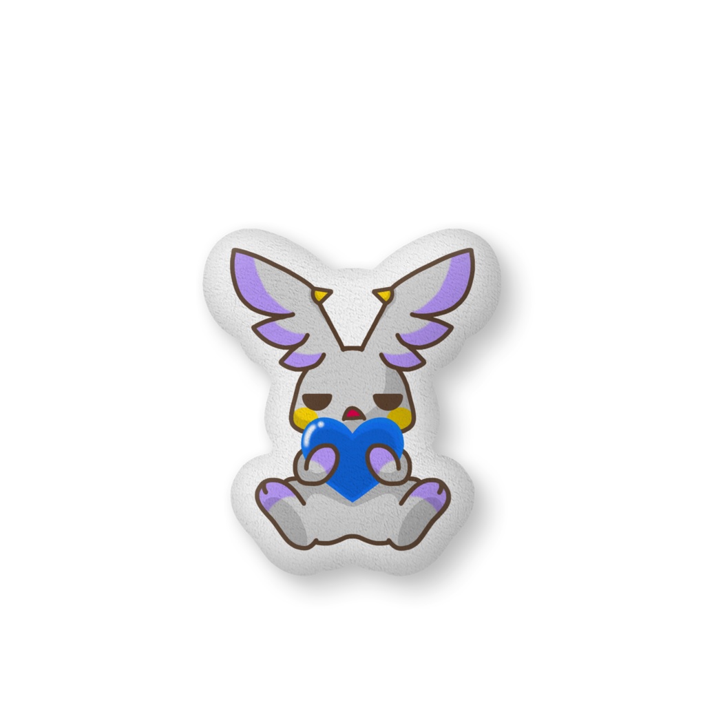 ププエルとラビファ ぬいぐるみ風クッション