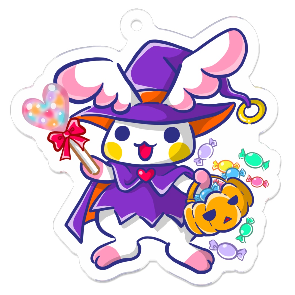 はろうぃんププエル　アクリルキーホルダー