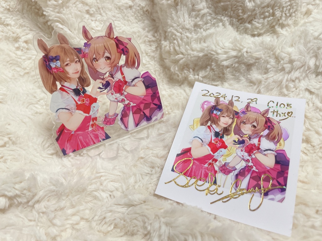 【C105頒布物】アクスタ・フォトカード　セット