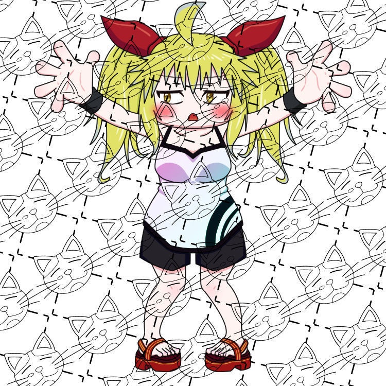 SDキャラ３　表情１０種　PNG