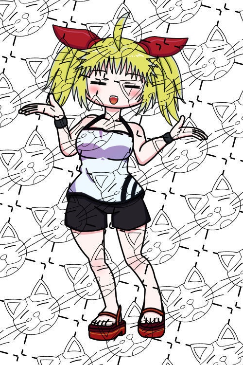 SDキャラ５　PNG　表情１０種