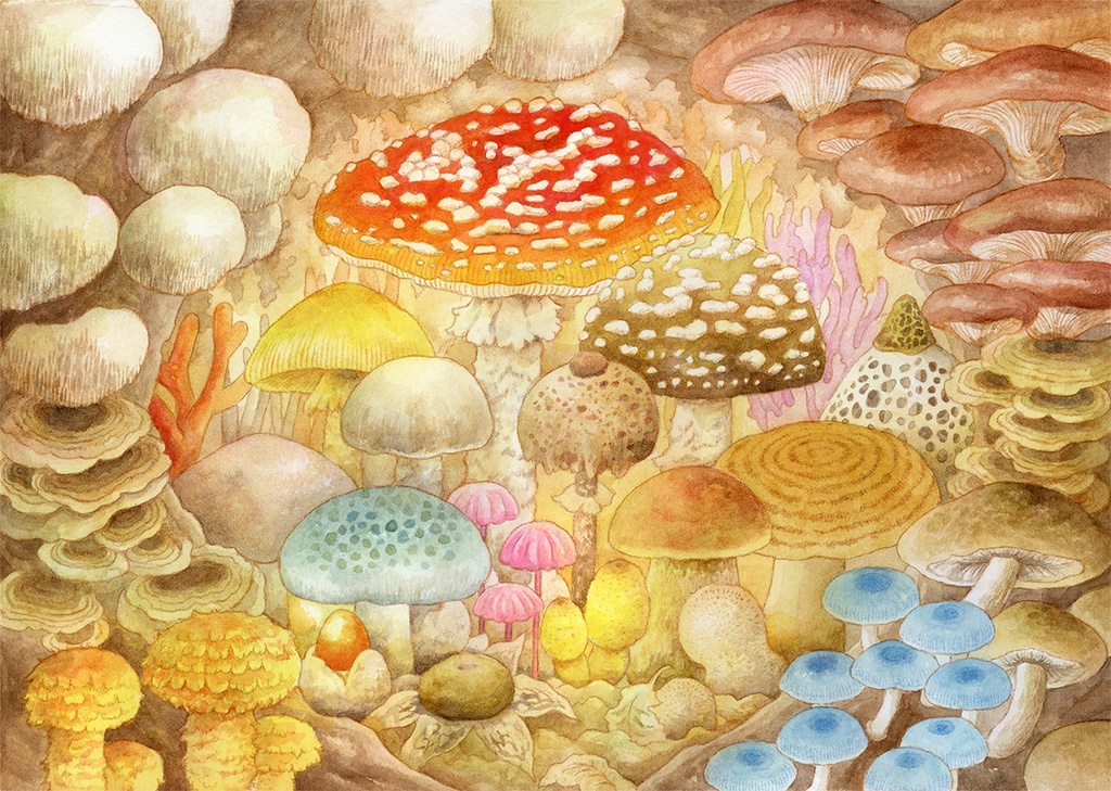 【原画】あの子 この子 きのこ