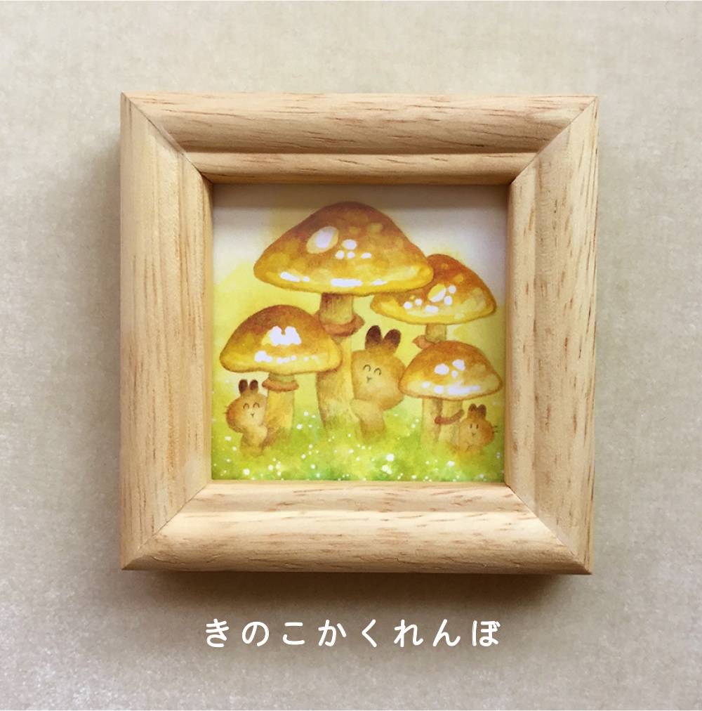 複製ミニ額うさらん(ましかく・03)